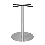 Table Base - 'Total' Round 450Ø (Brushed Stainless)